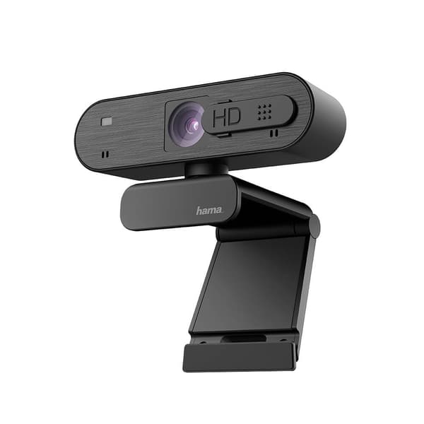 Webbkamera Full HD Spy Protection 16:9 Stereo Sort