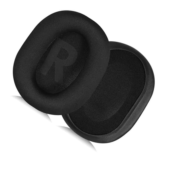 Sort is silke stof ørepuder til Logitech G PRO X (2 stk)