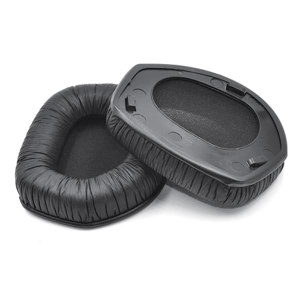 Udskiftning af kunstlæder ørepuder - til Sennheiser Black
