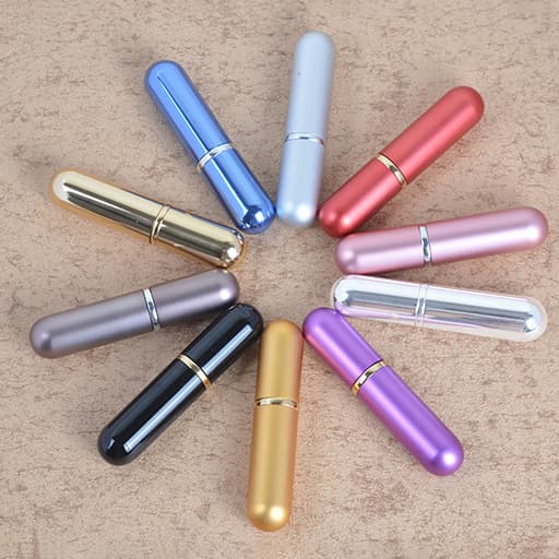 Mini refill sprayflaske for parfyme 6 ml Silver