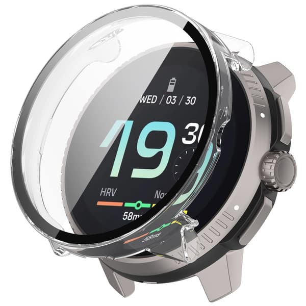 Suunto Race -kellokotelo integroidulla näytönsuojalla Transparent