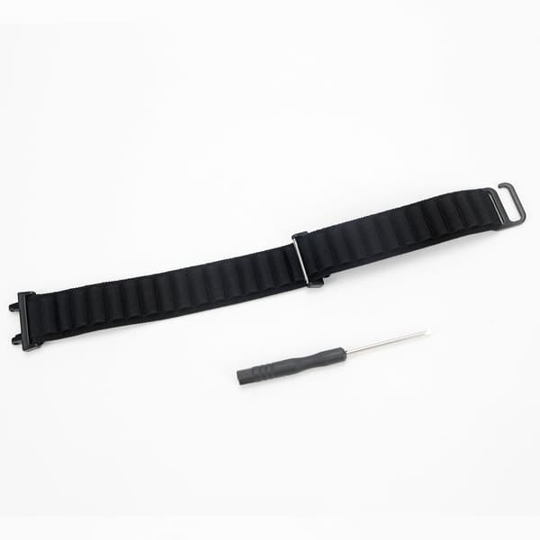 Kompatibel med nylon loop rem til Amazfit T-Rex 2 Black