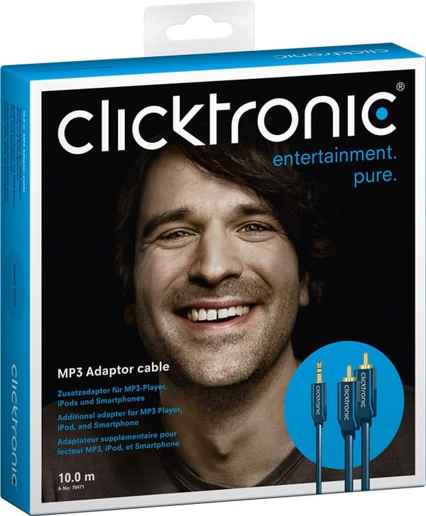 3,5 mm AUX till RCA-adapterkabel, stereo