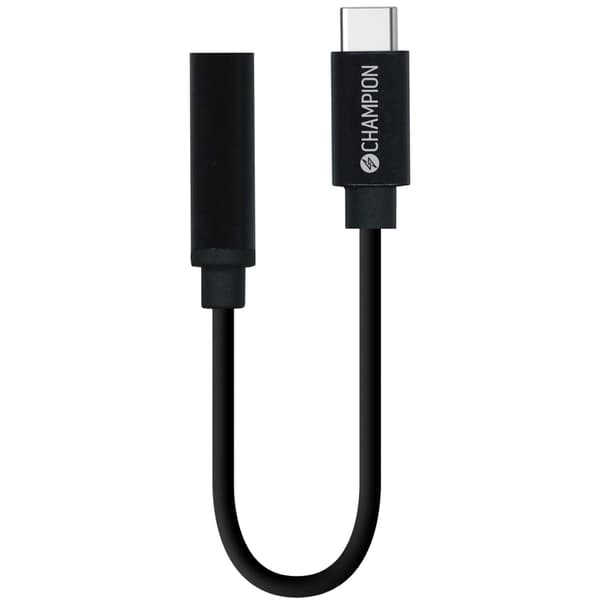 Adapter USB-C til 3,5 mm DAC svart