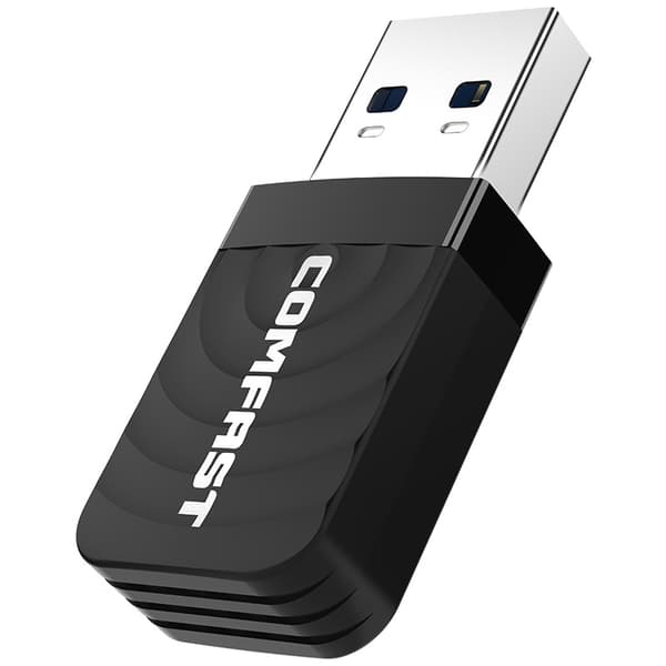 Trådløs WiFi-adapter - Svart