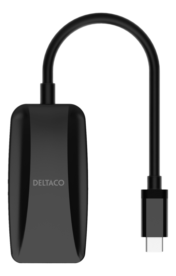 USB-C - DP adapter, USB-C ma, DP fe, 7680x4320 30Hz, black