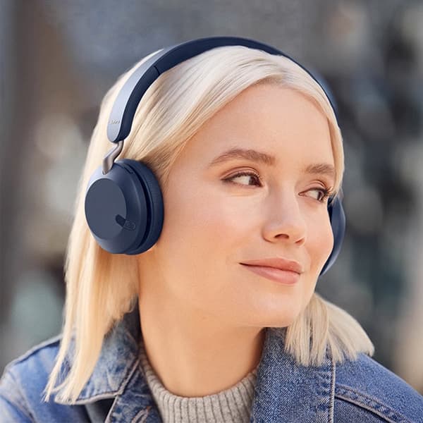 Udskiftningsørepuder til Jabra Elite 45h/Evolve2 65 Blue