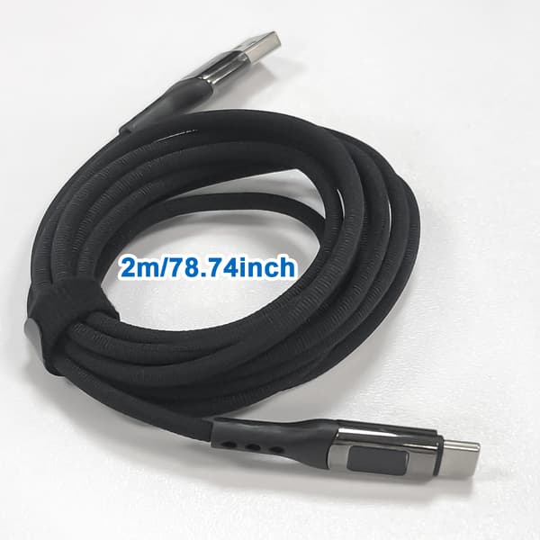 USB-C PD snabbladdningskabel 100 W Black 2 m