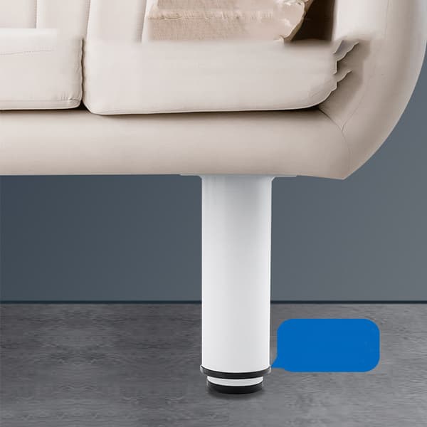 Justerbara möbelhöjare - Skåpsben 4-pack White S