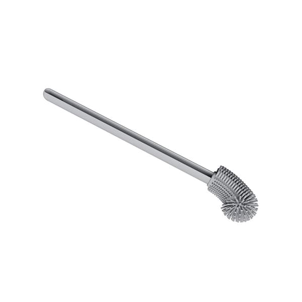 Kaareva silikoninen wc-harja Grey