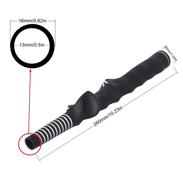 Golftreningsgrep – Forbedre sving og grep Black