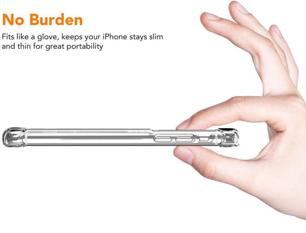 iPhone 11 kuori korttitelineellä TPU läpinäkyvä