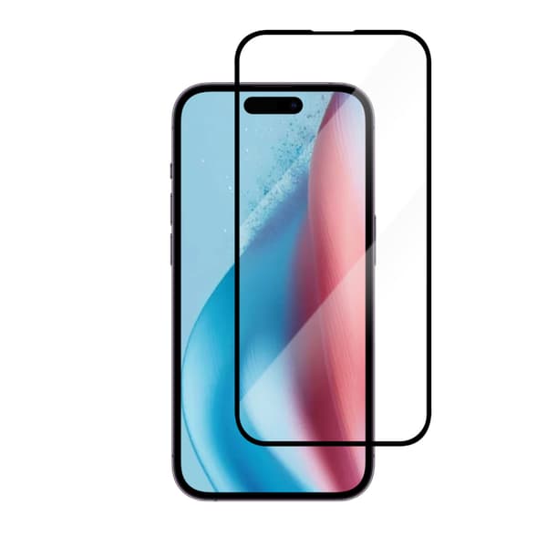 Näytönsuoja iPhone 16 / 15 Musta