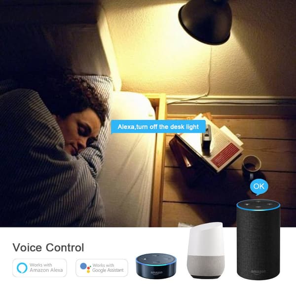 Wifi Smart LED-lampe RGB Multicolor dæmpbar 7,5W E27 White