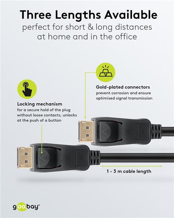 DisplayPort™-kaapeli 1.4