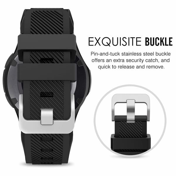 Samsung Gear S3 Frontier / Classic armbånd - sort