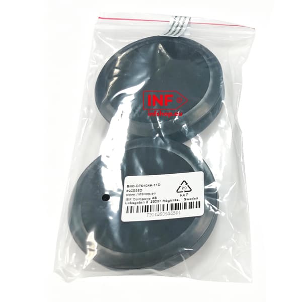 Erstatningsøreputer for Razer Kraken Pro V2 (2-pack) Black+Orange