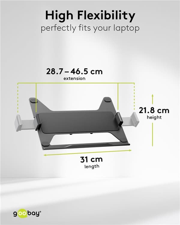 Deluxe skjermfeste med arm for bærbar PC