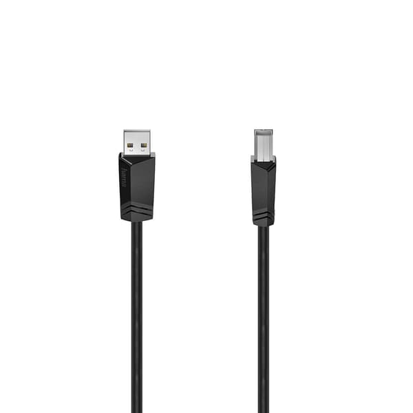 Kabel USB 2.0 480 Mbit/s 3m Sort