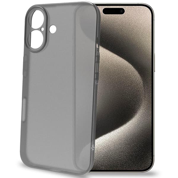 SPACE Super Thin Suojakuori iPhone 16 Musta