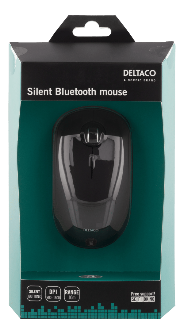 Silent wireless mouse Bluetooth 1x AA 8001600 DPI 125Hz