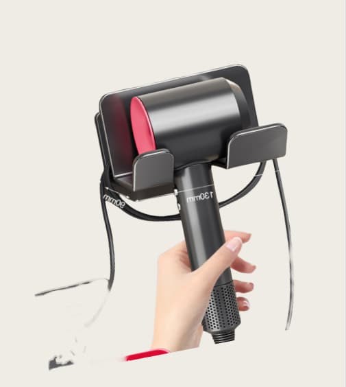 Dyson Hårtørrerholder, Aluminium Vægmontering Grey