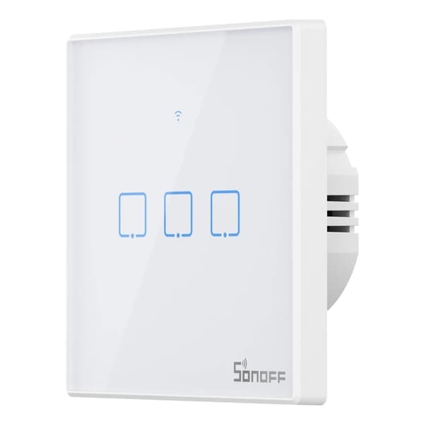 Smart Switch WiFi + RF 433 Sonoff T2 EU TX (3-kanals) uppdaterad