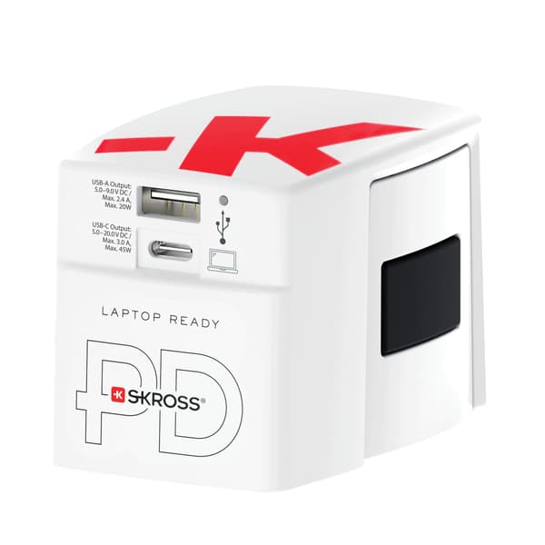 World USB Charger AC45PD - C to C cable included.