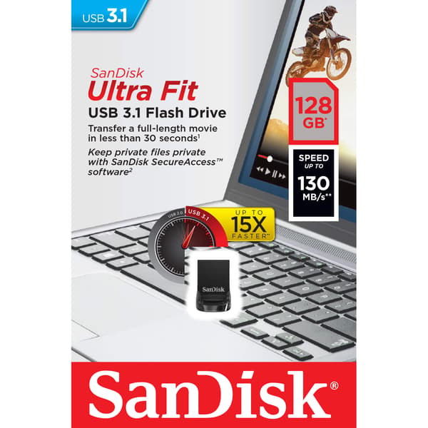 USB-minne 3.2 UltraFit 128Gb