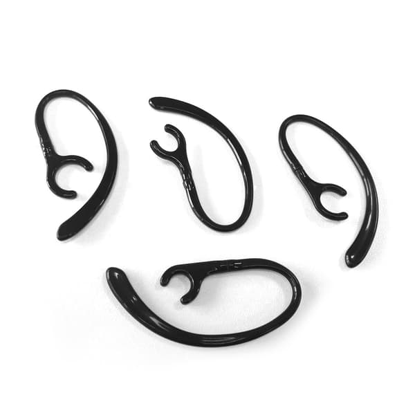 Ørekroge til trådløst Bluetooth headset 6/7/8/9 mm Black