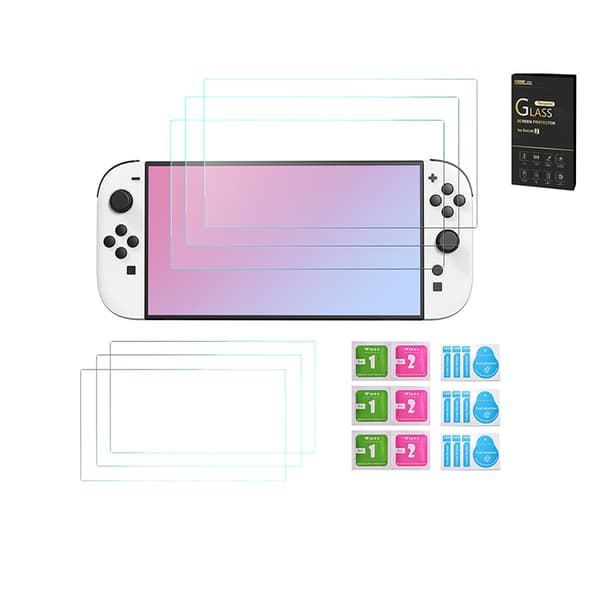 Switch 2 HD Härdat Glasskärmskydd 3-pack