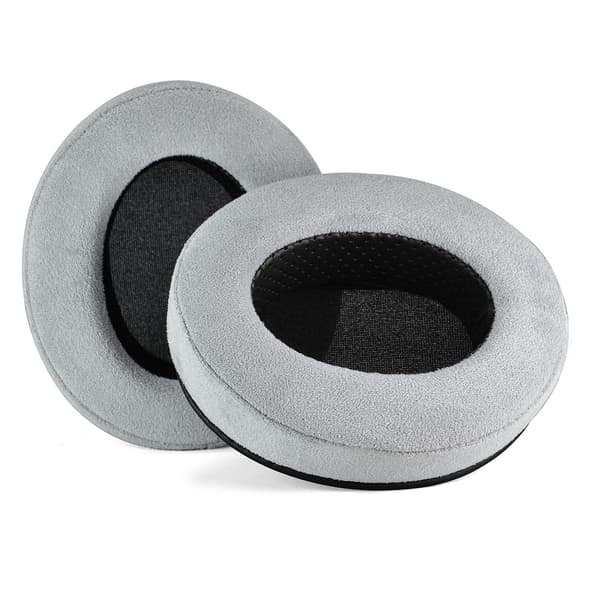 Sæt med 2 Ruskind Memory Foam ørepuder til Logitech G Pro X
