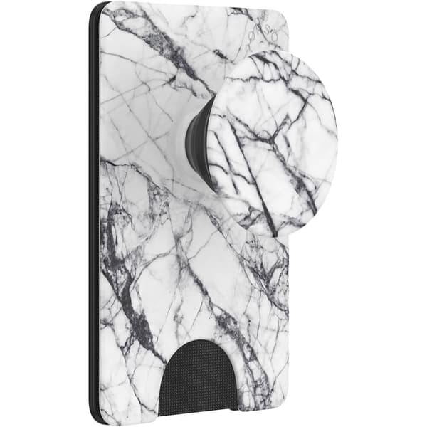 PopWallet+ Dove White Marble