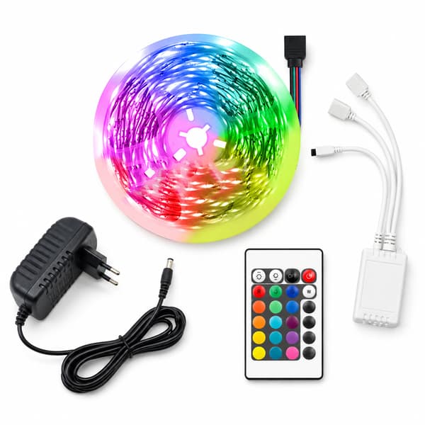 Smart LED Strip Lights 15M med WiFi Controller & APP