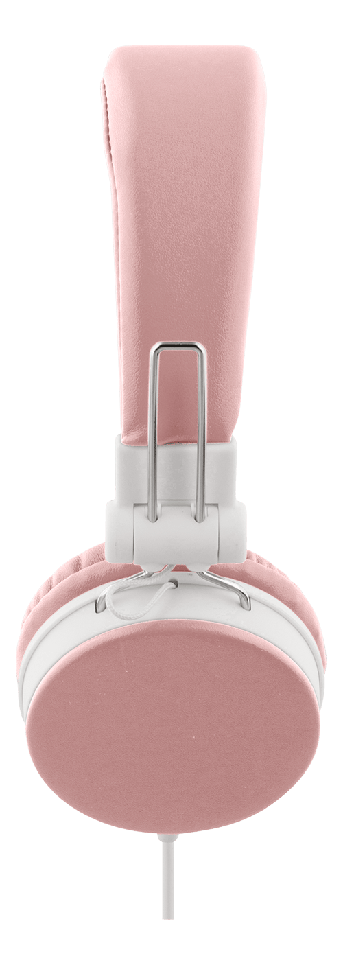 H300 Headphones with microphone, foldable, 3.5 mm, pink
