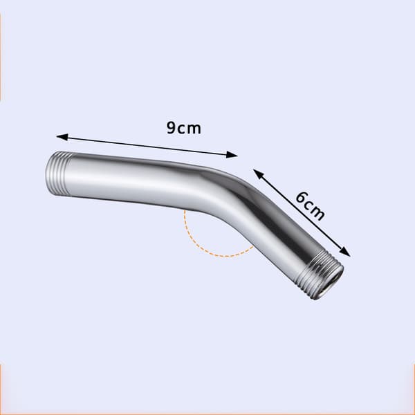 Forlengelsesrør for dusjveggmontering - 135° Silver S