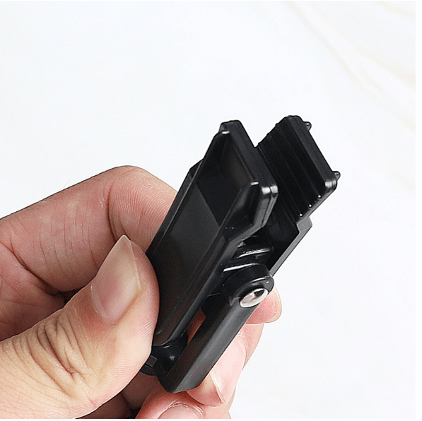 5-pack multifunktionelle roterende opbevaringsclips Black