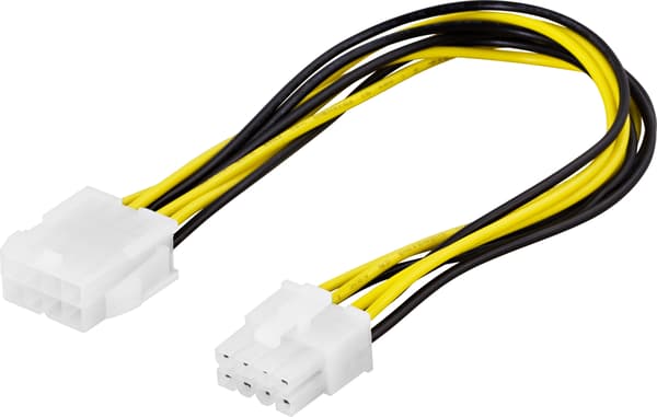 Extension cable 8-pin EPS12V ma-fe, 25cm