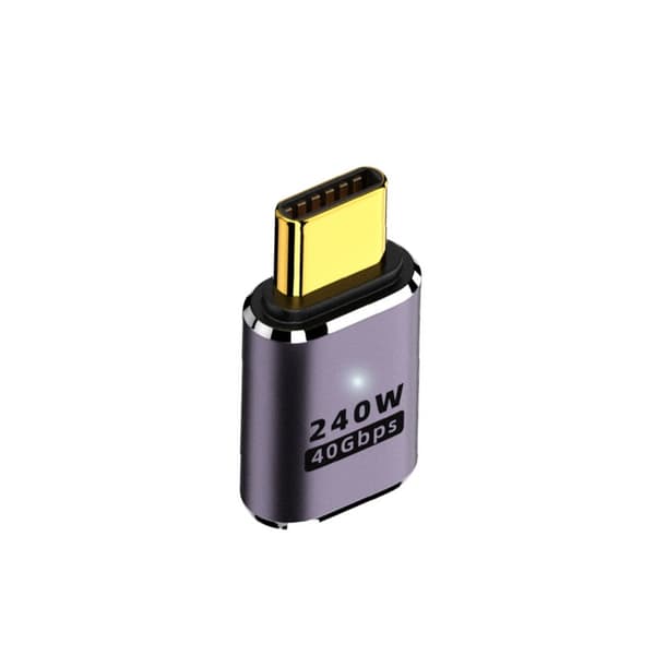 240W Multifunksjonell USB-C Adapter: 40Gbps Data, 8K Video og Hurtiglading