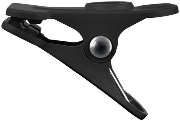 LED-luplampe med klemme, 6 W, sort
