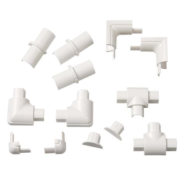 Adapter Kit 16x8mm  13 Dele Hvid