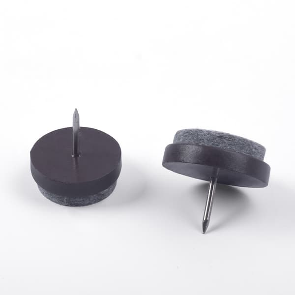 200-pack möbelglid - Brun 22mm - Förbättrad stabilitet