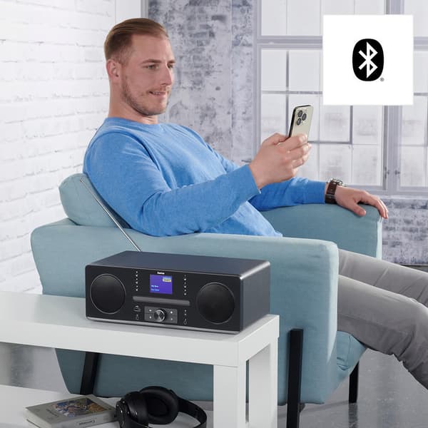 Radio FM/DAB+/CD/BT DR1560CBT Svart