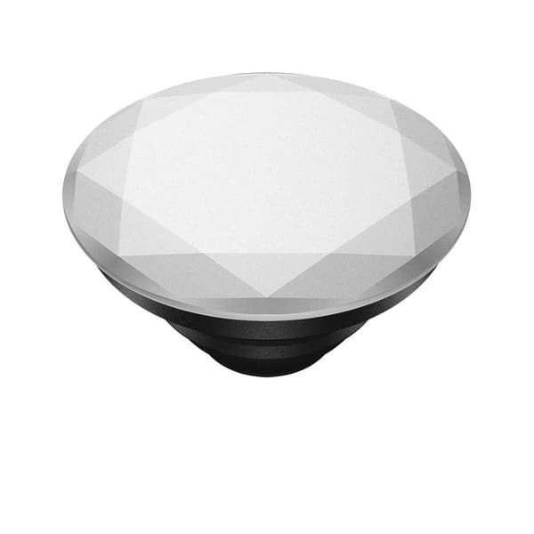 PopGrip PREMIUM Metallic Diamond Silver