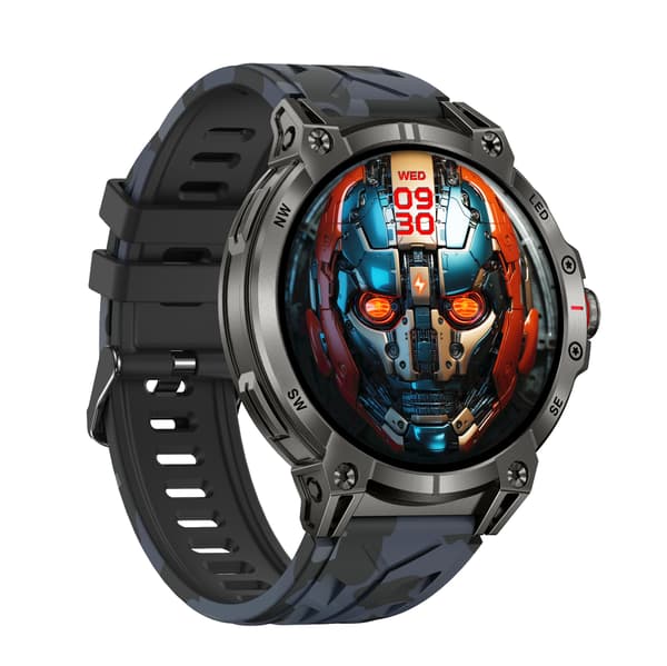 Multifunktionell Smartwatch med Bluetooth-samtal, Hälsomätning och Anpassningsbara Urtavlor Blue