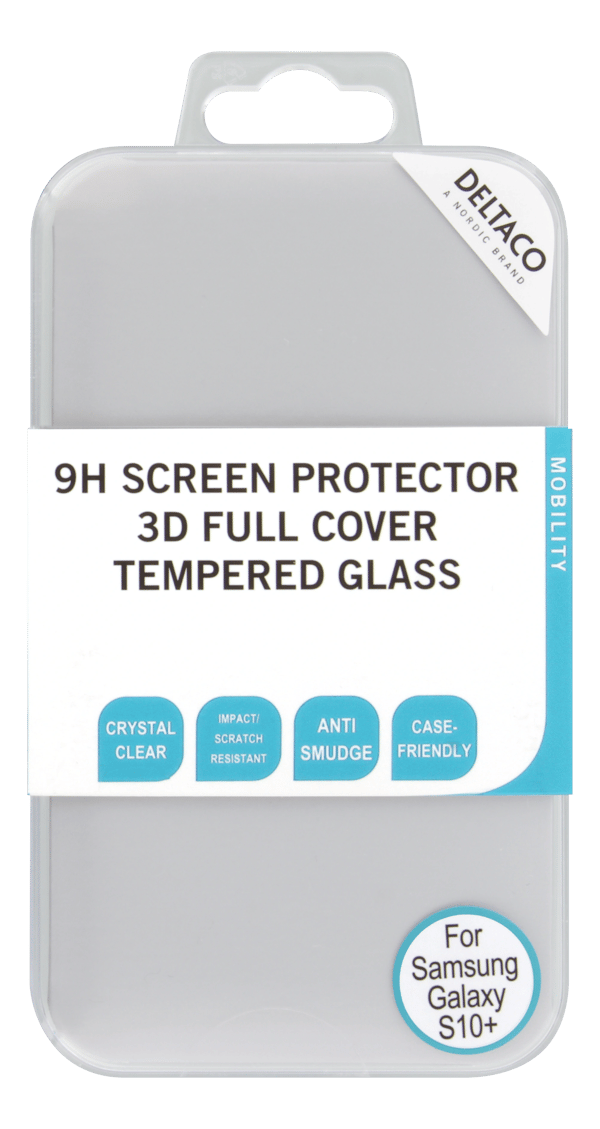 Transparent screen protector 3D temp glass  Galaxy S10+ 9H
