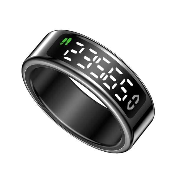 Smart Ring Sort med Sundhedsovervågning 14