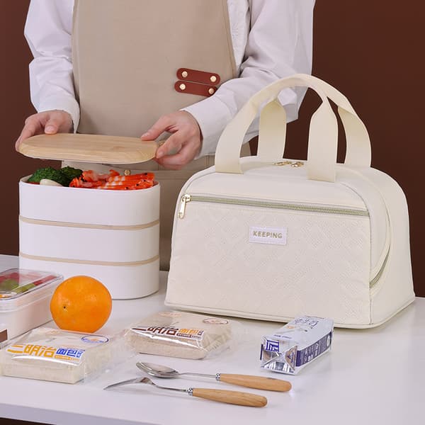 Isolert Lunsjveske for Arbeid Beige