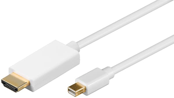 Adapterkabel for Mini DisplayPort™/HDMI™, gullbelagt