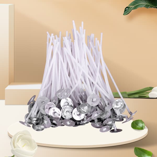 Ljusvekar för värmeljus 100-pack White 2.6 cm